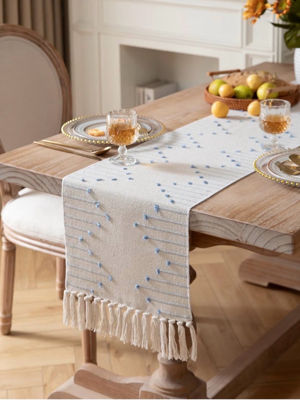 Rustic Boho Table Runner - Picture 2 of 6